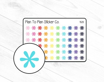 1528~~Asterisks Planner Stickers.