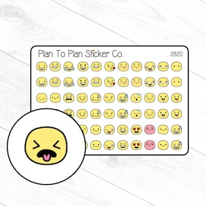 2820~~ Emojis Planner Stickers.