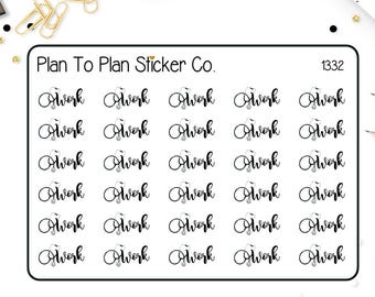 1332~~Nurse Work Tracker Planner Stickers.