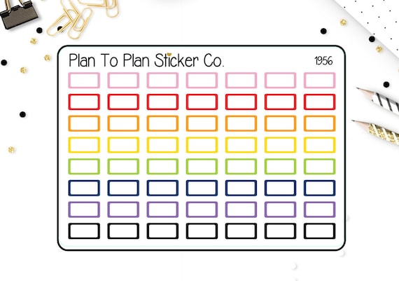 1602~~February Monthly View Planner Stickers.