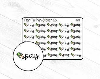 2126~~Pay Planner Stickers.