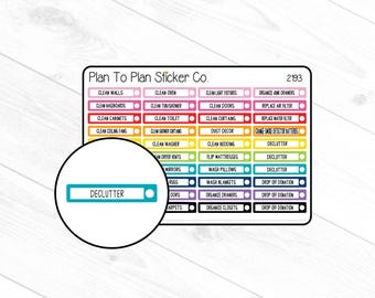 2193~~Spring Cleaning Planner Stickers.