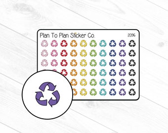 2096~~Recycle Planner Stickers.