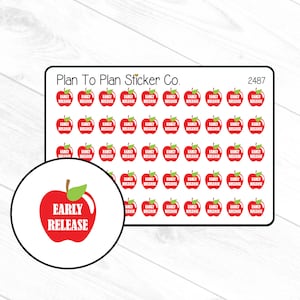 2487~~Early Release Apple Planner Stickers.