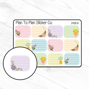 2458-8~~Spring Boxes Planner Stickers