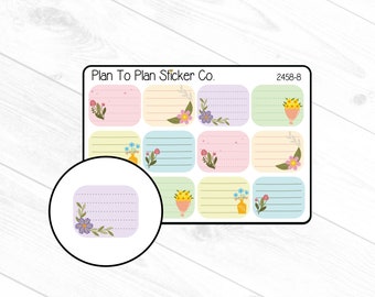 2458-8~~Spring Boxes Planner Stickers