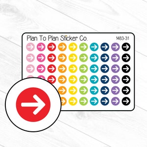 1483-31~~Arrow Icon Planner Stickers.