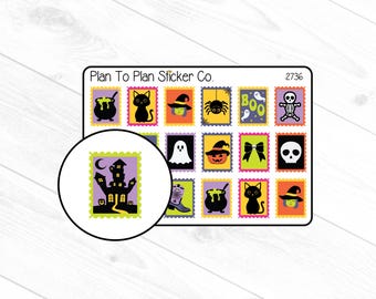 2736~~Halloween Deco Planner Stickers.