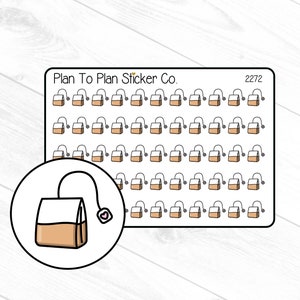 2272~~ Tea Bags Planner Stickers.