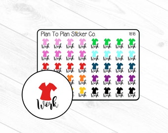 1818~~Nurse Work Tracker Planner Stickers.