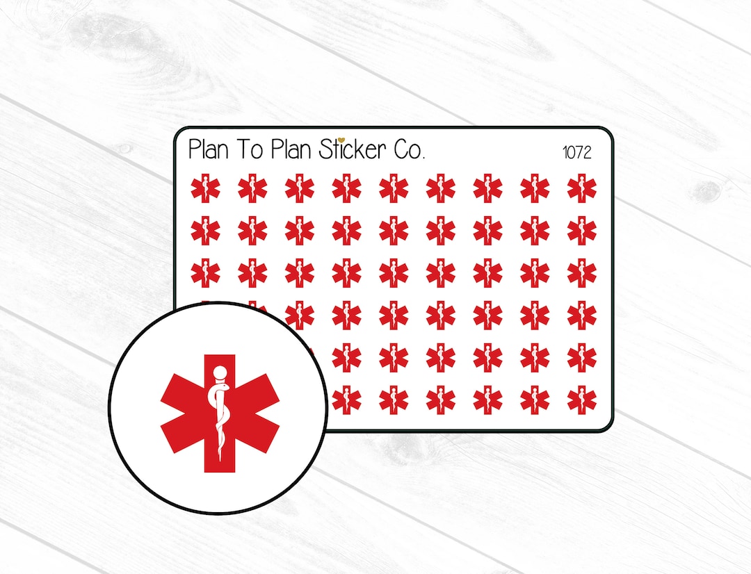 1072~~medical Planner Stickers. - Etsy