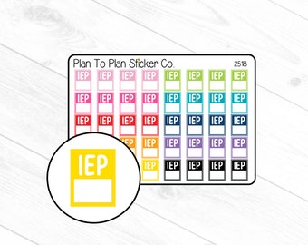 2518~~IEP Meeting  Planner Stickers.