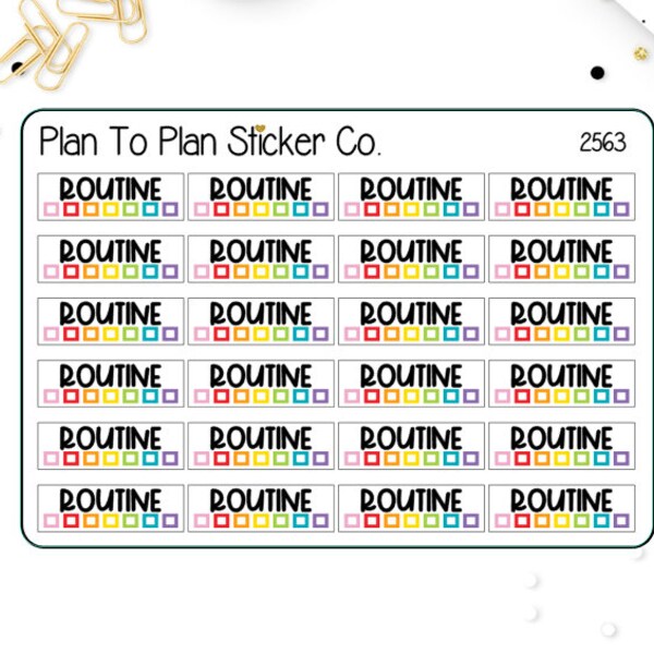 Routine - Etsy
