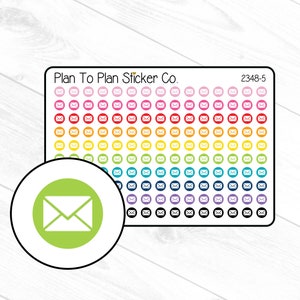 2348-5~~Envelope Tiny Icons Planner Stickers.
