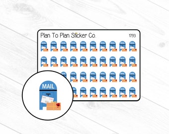 1793~~Mailbox/Post Office Planner Stickers.