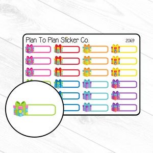 2069~~Birthday Tracker Planner Stickers.