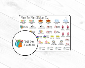 1327~~School Year Activities Planner Stickers.
