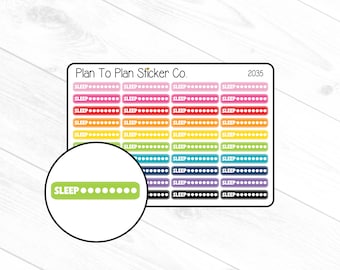 2035~~Sleep Tracker Planner Stickers.
