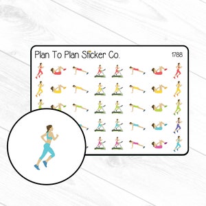 1788~~Workout Planner Stickers.