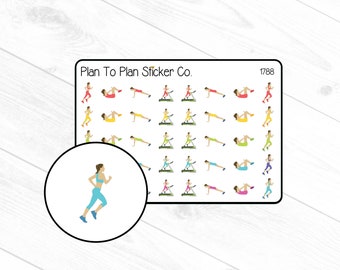 1788~~Workout Planner Stickers.