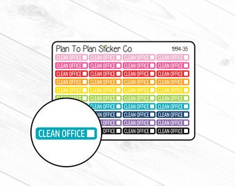 1994-35~~Clean Office Planner Stickers.