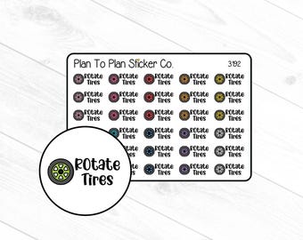 3192~~Rotate Tires Planner Stickers.