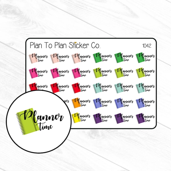 1042~~Planner Time Planner Stickers.