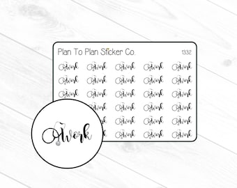 1332~~Nurse Work Tracker Planner Stickers.