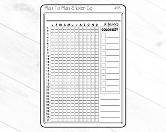 4105~~Blank Tracker Planner Stickers.