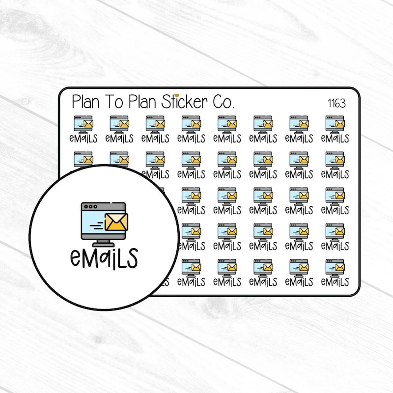 Email Sticker Pack Email Stickers - Etsy