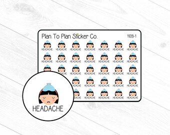 1128-1~~Headache Tracker Planner Stickers.