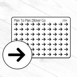 2354~~Arrow Planner Stickers.