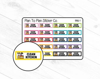 1986-1~~Clean Kitchen Planner Stickers.