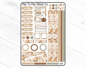 5021~~ Fall Journaling Kit Planner Stickers.