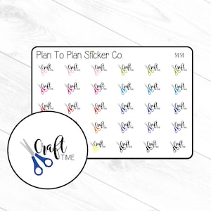 1414~~Craft Time Planner Stickers.