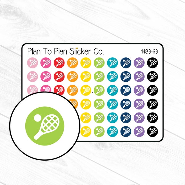 1483-63~~Tennis Icon Planner Stickers.