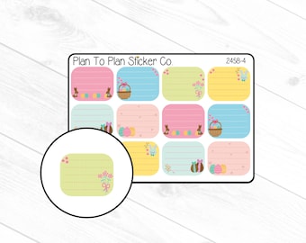 2458-4~~Easter Boxes Planner Stickers