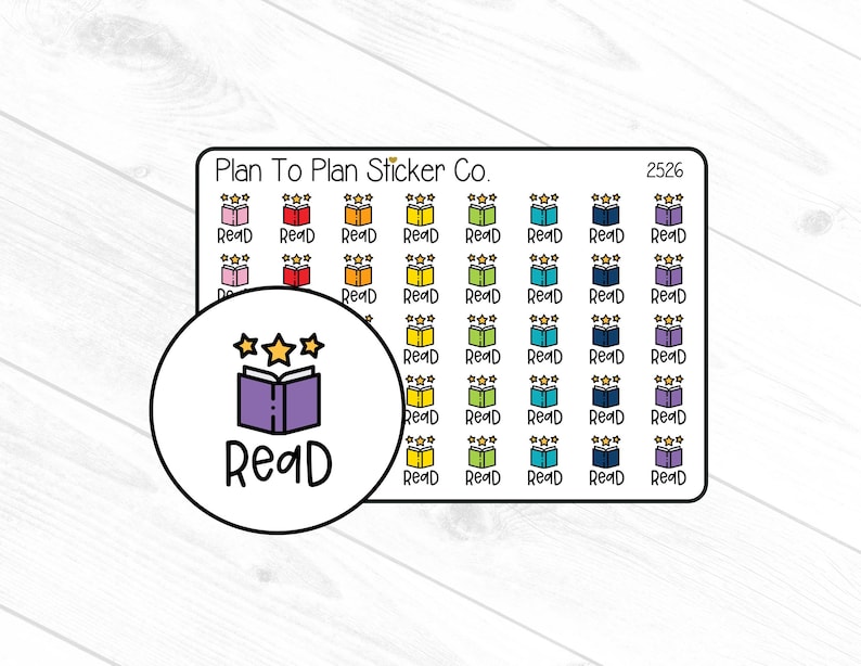 Read Below Sticker 2526~~read Planner Stickers. - Etsy