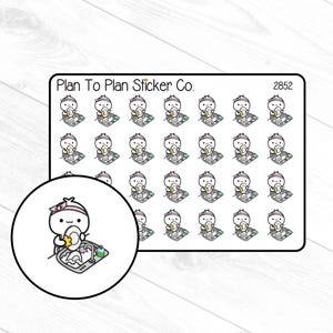 2852~~Washing Dishes Planner Stickers.