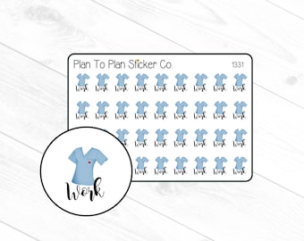 1331~~Nurse Work Tracker Planner Stickers.