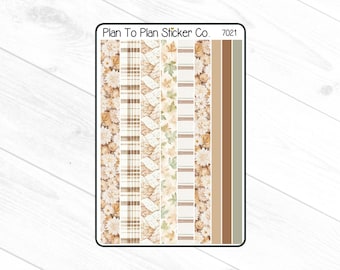 7021~~Fall  Washi Planner Stickers.
