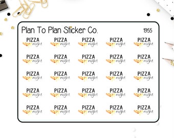 Pizza Stickers - Etsy