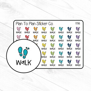 1798~~Walk Planner Stickers.