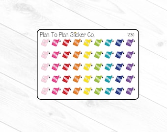 1230~~Oil Change Planner Stickers.