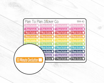 1994-40~~Declutter Planner Stickers.
