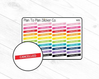 1495~~ Cancelled Planner Stickers