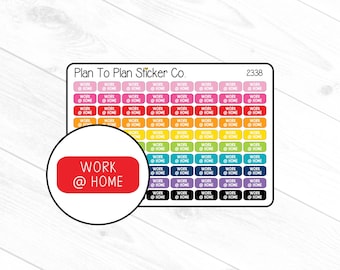 2338~~Work @ Home Planner Stickers.