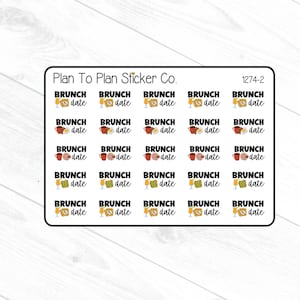 1274-2~~Brunch Date Planner Stickers.