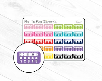 2233-1~~Headache Tracker Planner Stickers.