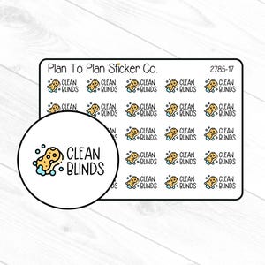 2785-17~~Clean Blinds Planner Stickers.
